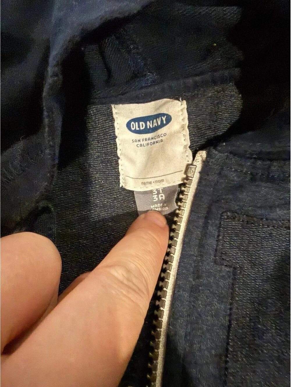 Old navy 3t blue boys hoodie